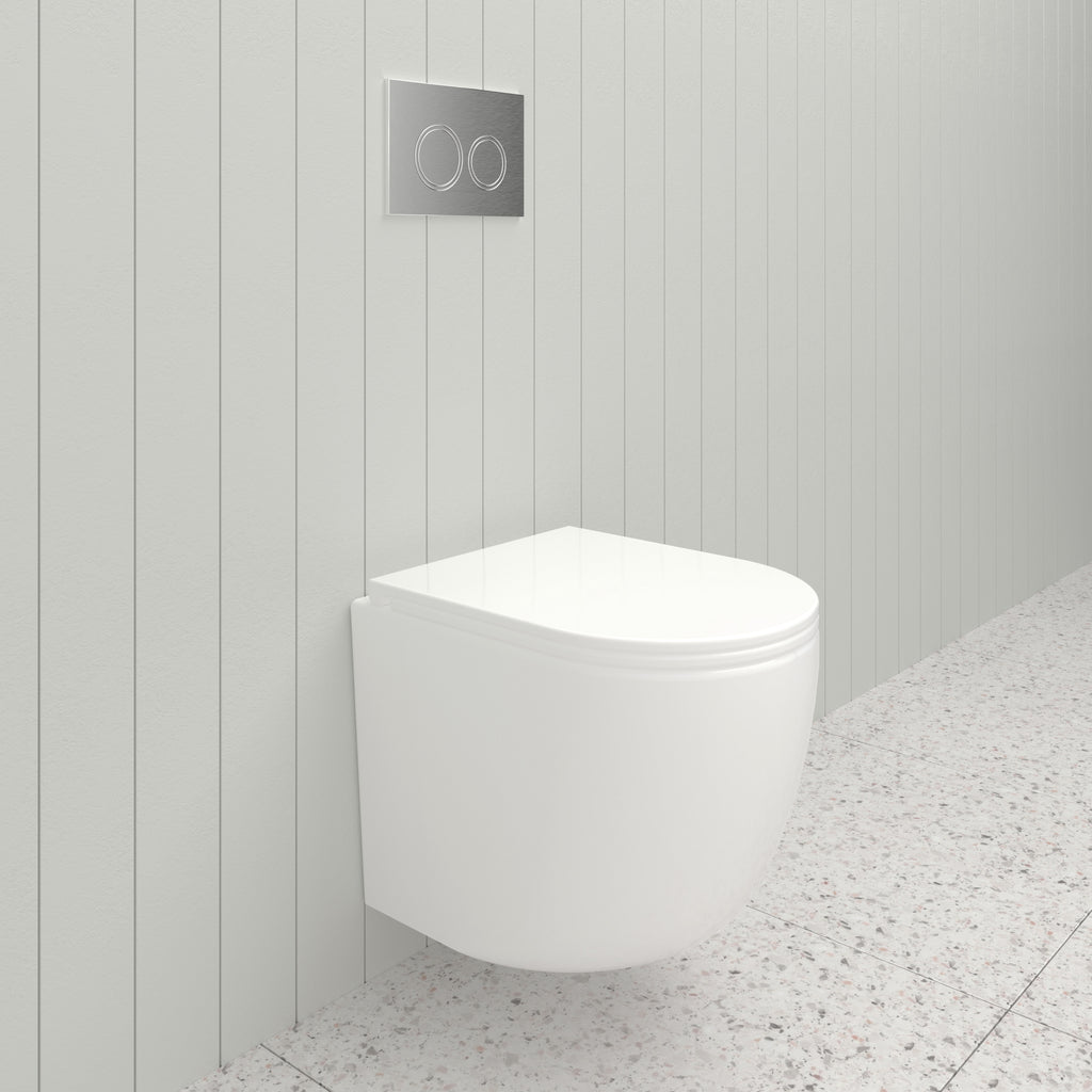 Nortono Wall Faced Toilet Pan Gloss White