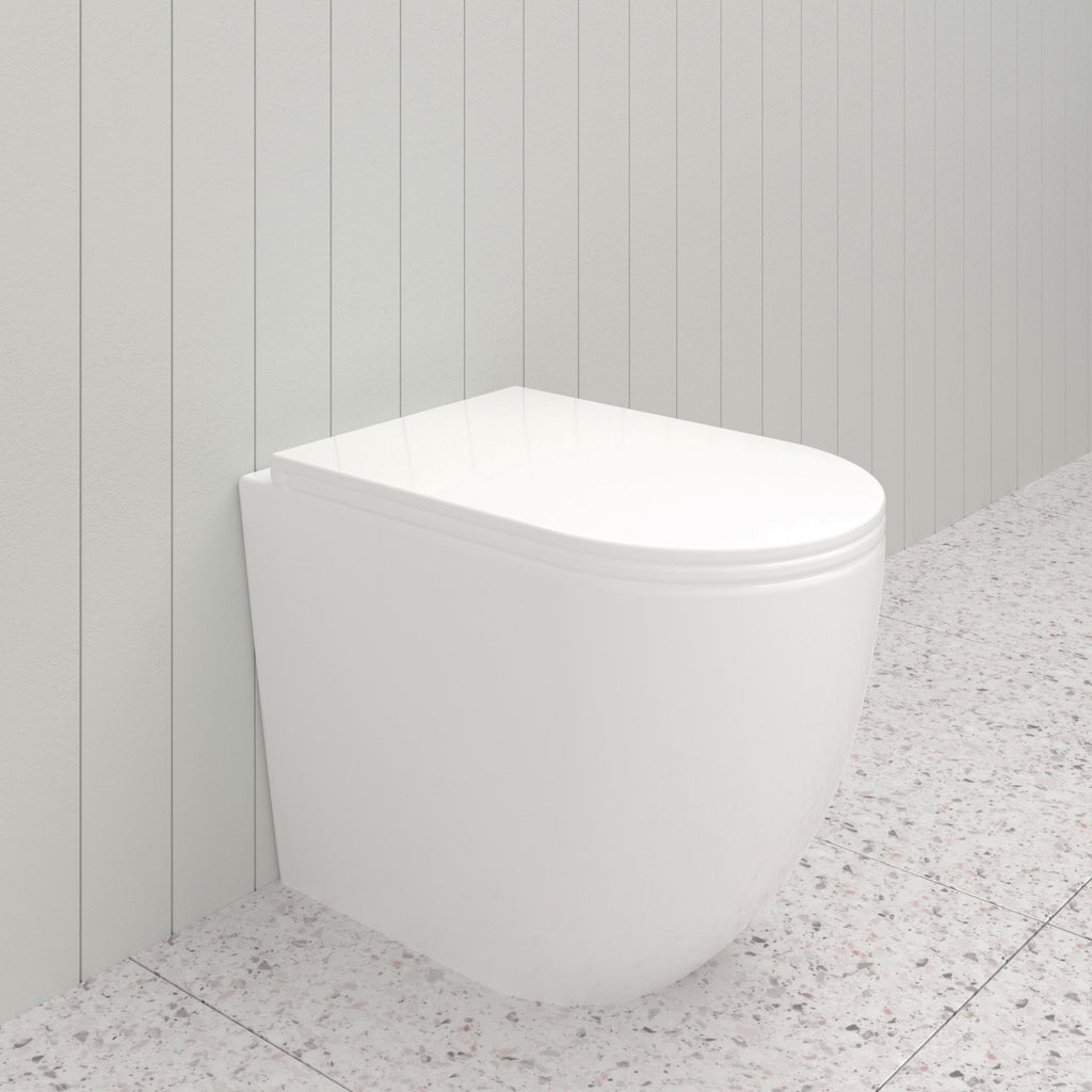Nortono Wall Faced Toilet Pan Gloss White