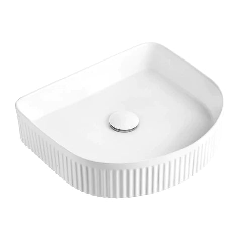 Otti Archie Ceramic Fluted Basin