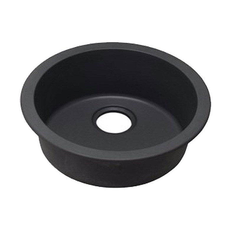 Granite Single Bowl Kitchen Sink 460mm - Black