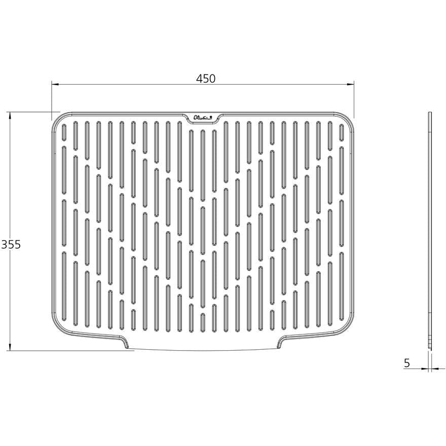 Oliveri - Silicone Drainer Mat
