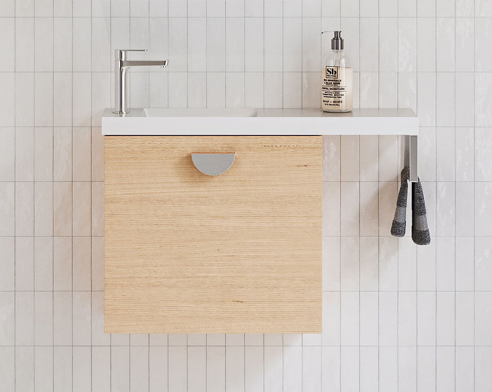 Timberline Oscar Wall Hung Compact Small Vanity