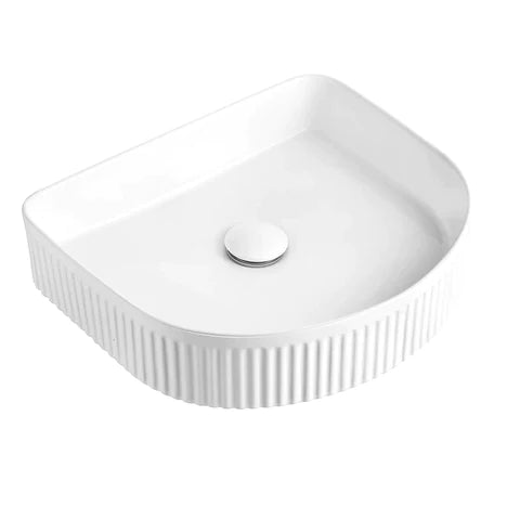 Otti Archie Ceramic Fluted Basin