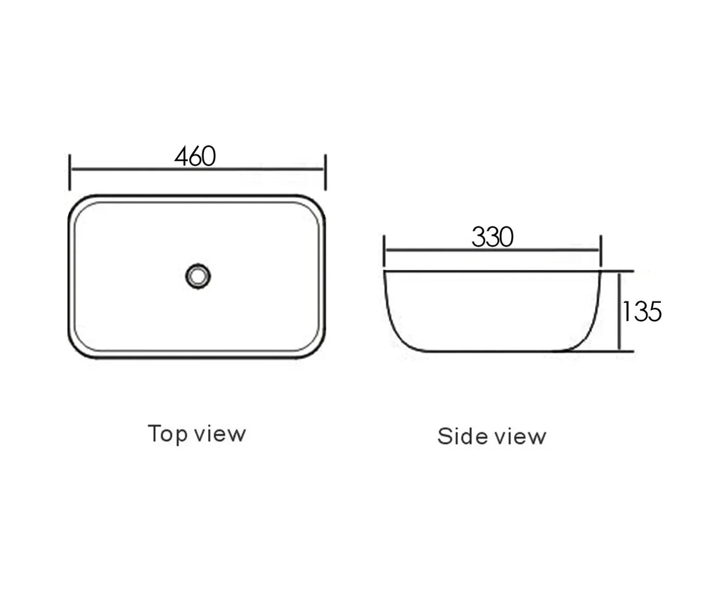Otti Artis 455 X 320 X 135 Oval Basin