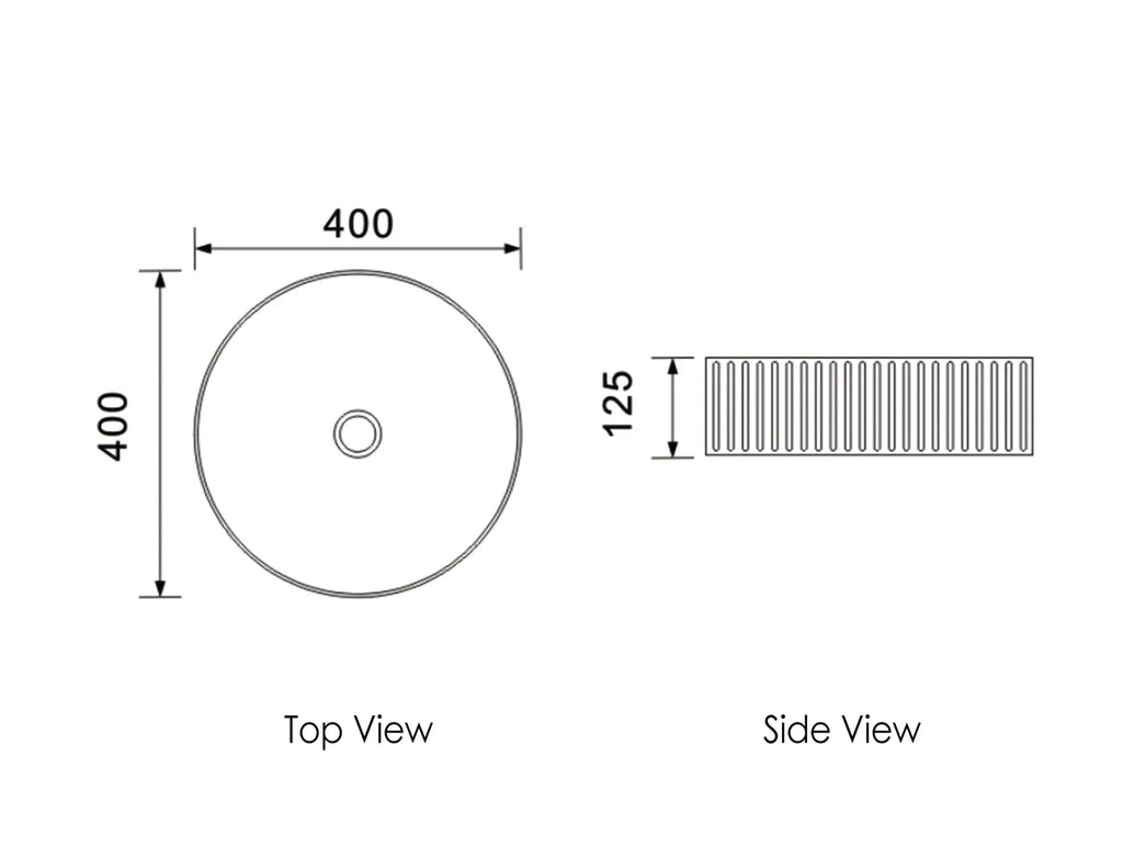 Otti Marlo Round Fluted Basin
