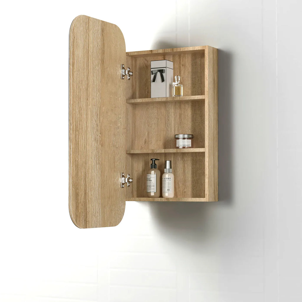 Otti Newport Shaving Cabinet - Natural Oak