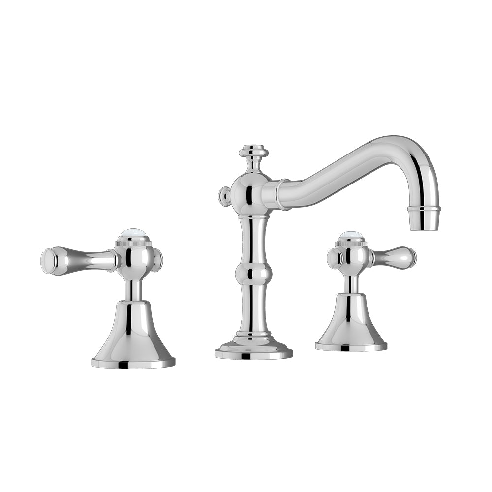 Augustine Traditional Sheperds Crook Basin Set - Chrome