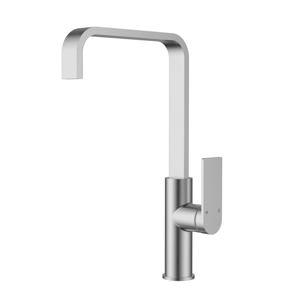 Ikon Ruki Sink Mixer - Brushed Nickel