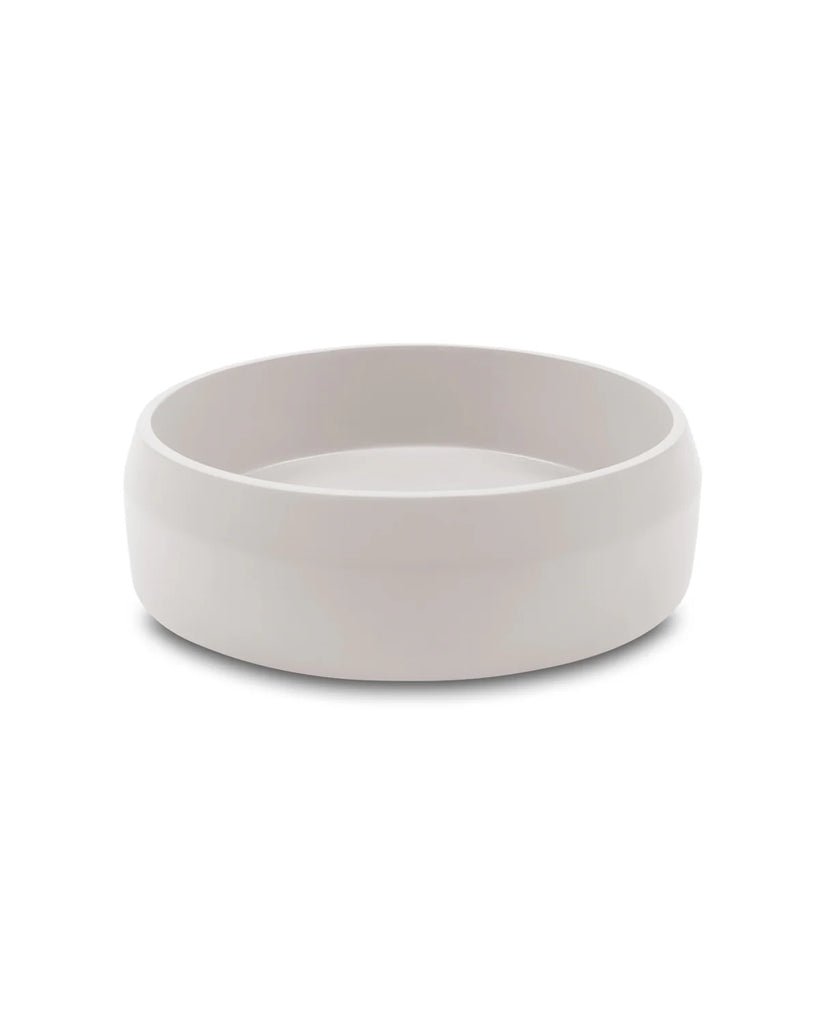 Nood Co Prism Circle Basin Wall Hung - Ivory