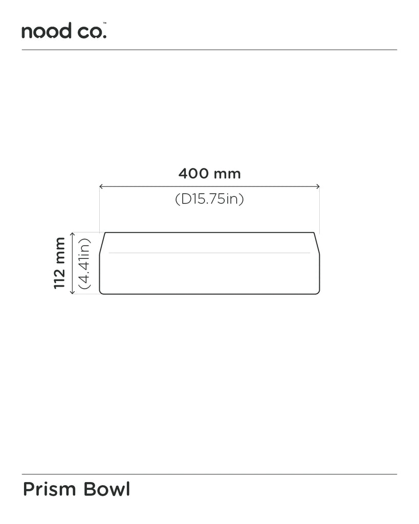 Nood Co Prism Circle Basin Wall Hung - Copan Blue