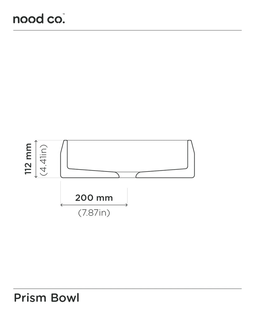 Nood Co Prism Circle Basin Wall Hung - Copan Blue