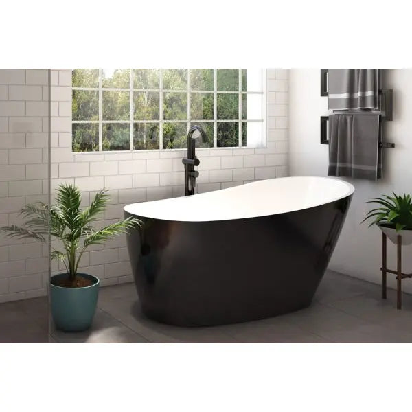 Decina Piccolo Freestanding Bath 1500mm - Black