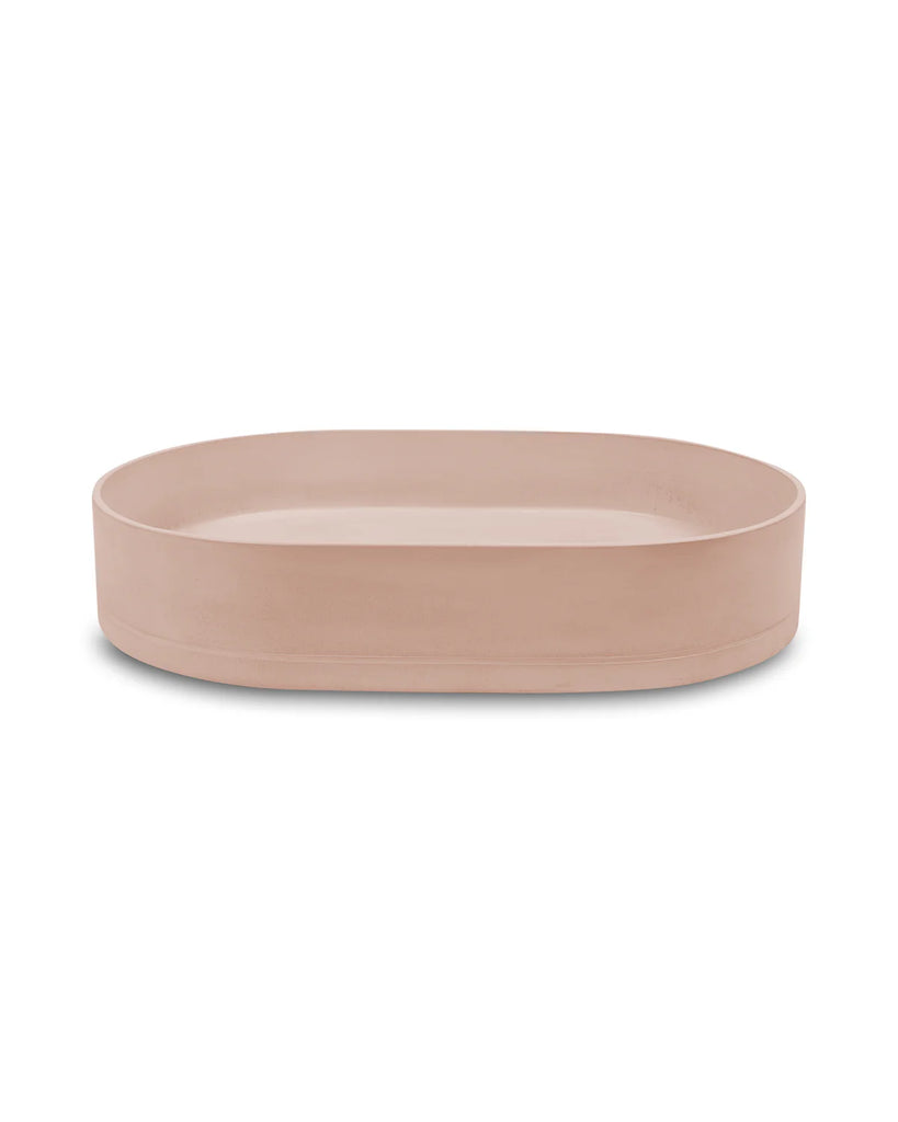 Nood Co Pill Basin Wall Hung - Blush Pink
