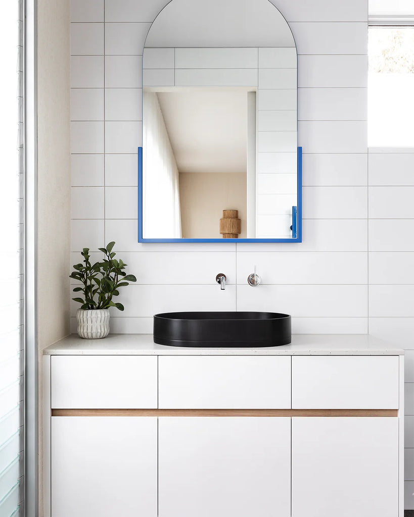 Nood Co Pill Basin Wall Hung - Charcoal