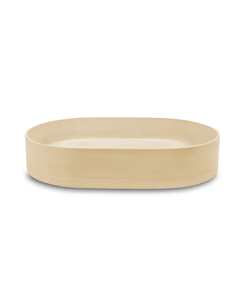 Nood Co Pill Basin Wall Hung - Custard