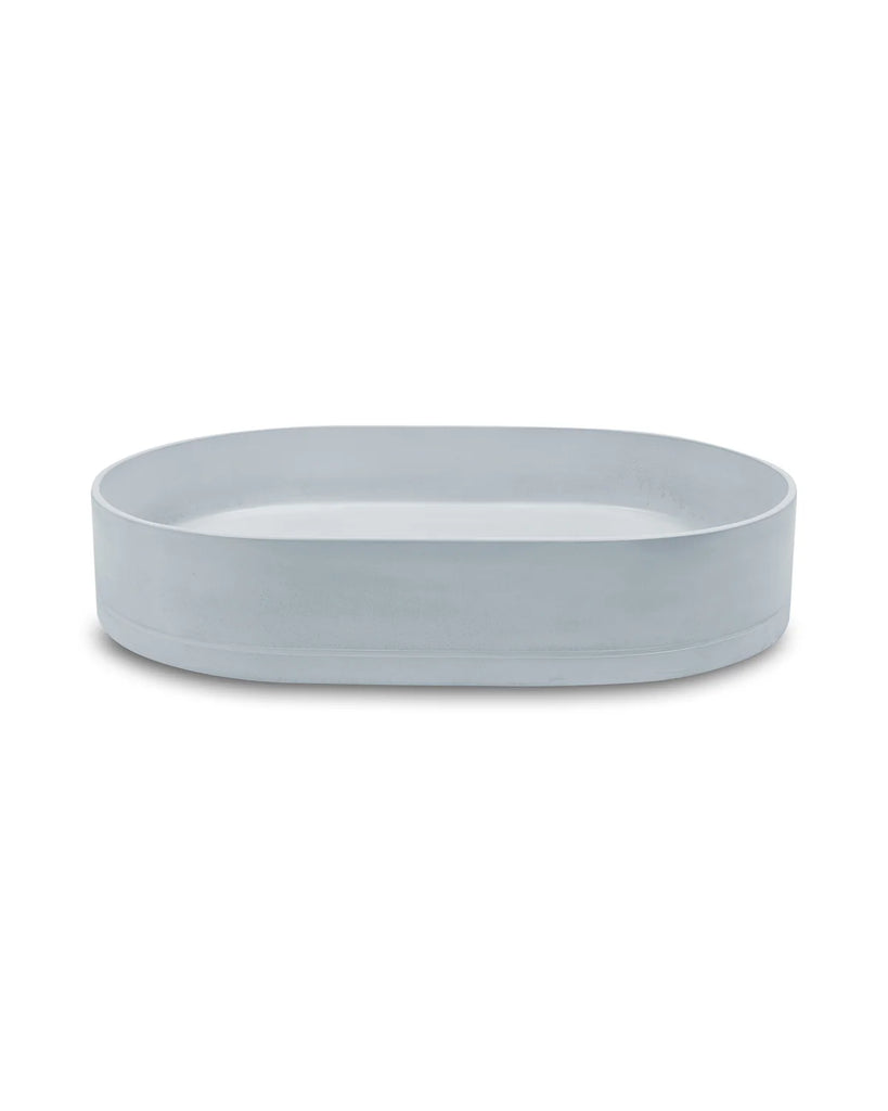 Nood Co Pill Basin Wall Hung - Powder Blue