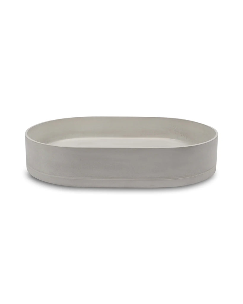 Nood Co Pill Basin Wall Hung - Sky Grey