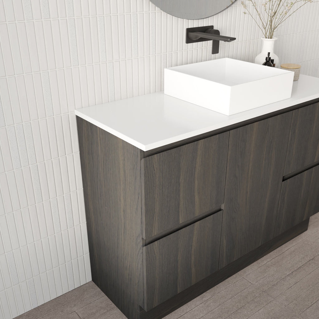Marquis Phoenix Vanity with Solid Timber Top & Basin Floor Standing Vanity