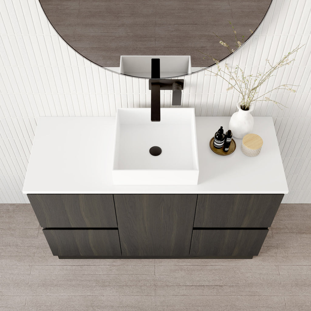 Marquis Phoenix Vanity with Solid Timber Top & Basin Floor Standing Vanity