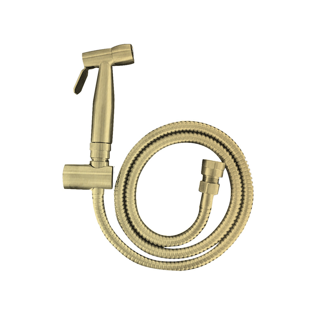 Linkware Hand Held Toilet Bidet Spray Kit - Brushed Gold
