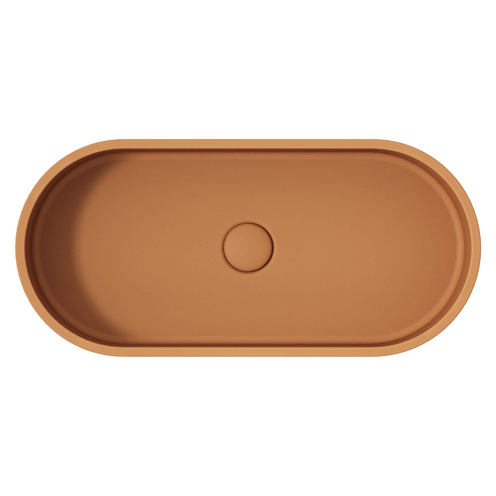 Fienza Jada Pill Concrete Above Counter Basin - Tuscan
