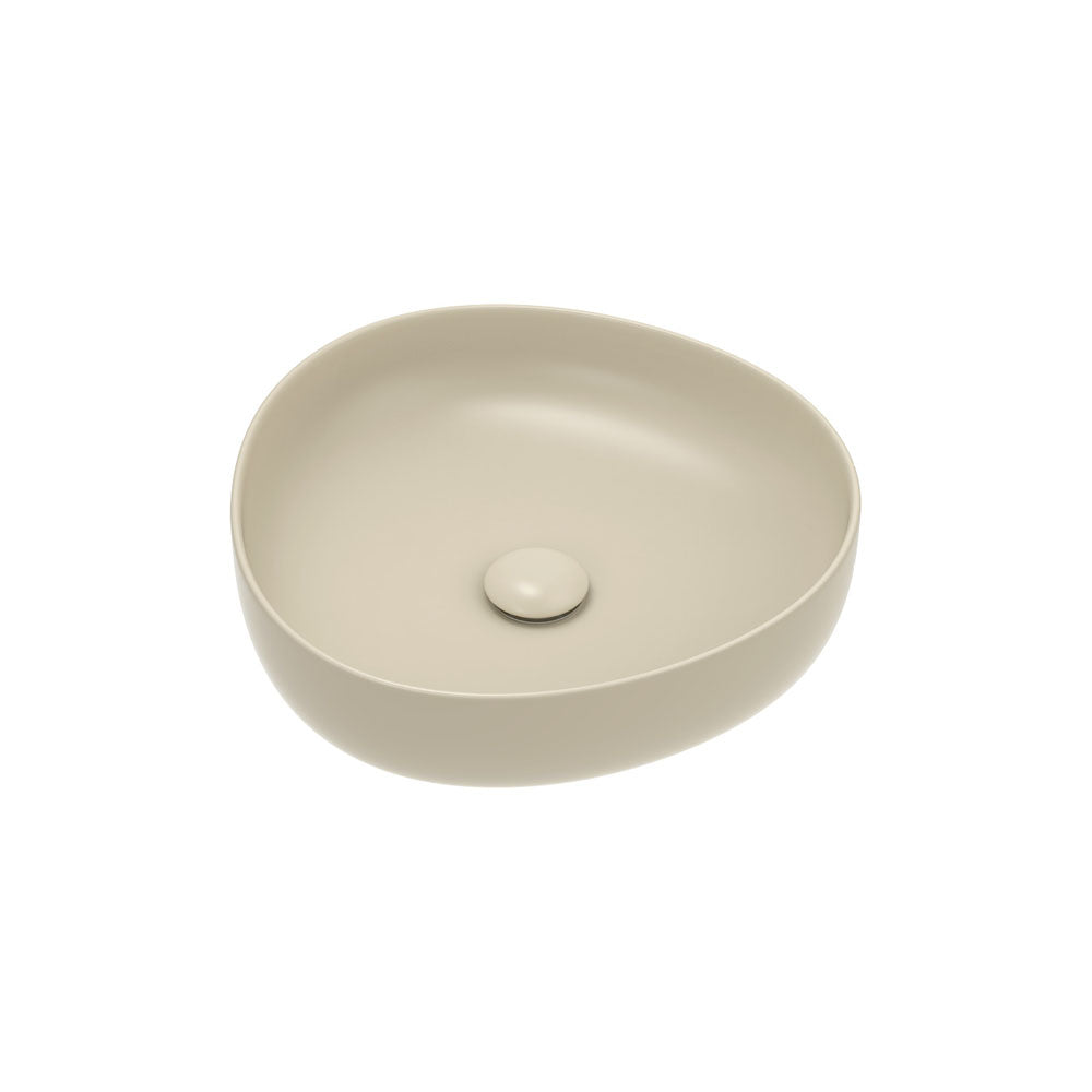 Fienza Pebble Above Counter Basin - Matte Khaki