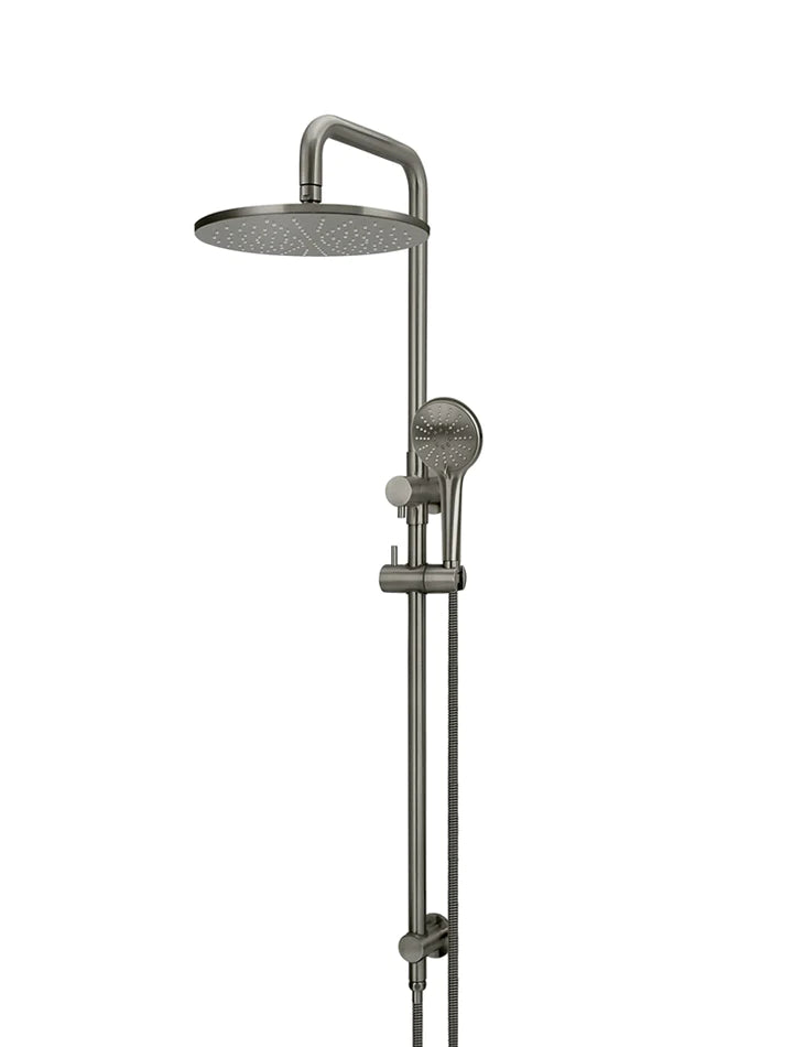 Meir Round Combination Shower Rail and Hand Shower - Shadow