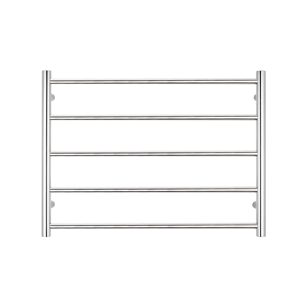 Radiant Heating Round Bars 240V Heated Towel Rails Polished 750 x 550