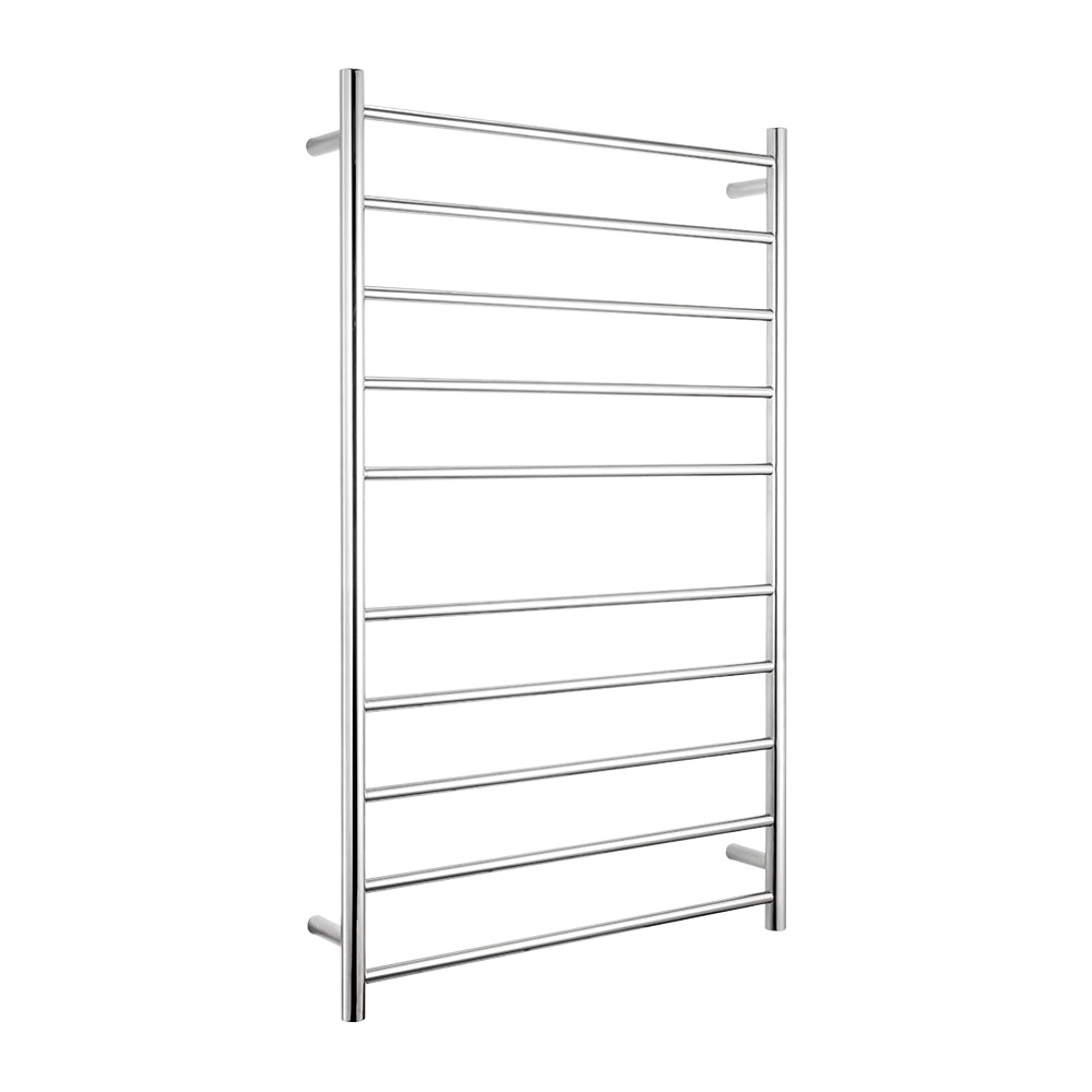 Radiant Heating Round Bars 240V Heated Towel Rails Polished 750 x 1200