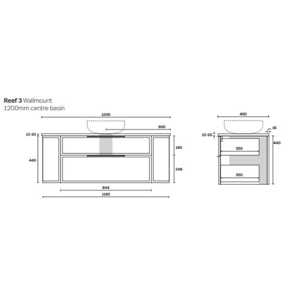 Marquis Reef Wall Hung Vanity