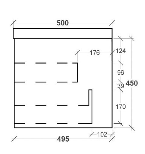 Rifco Contour Deluxe Wall Hung Vanity with Corian Integrated Benchtops