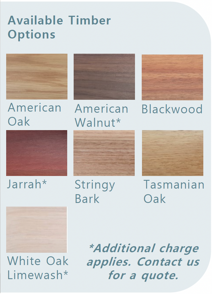 Rifco Eden Timber Wall Hung Vanity with White Corian Top & Basin