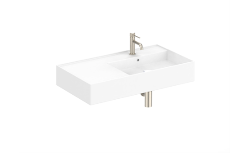 ADP Teorema Wall Hand Basin 800mm - Gloss White