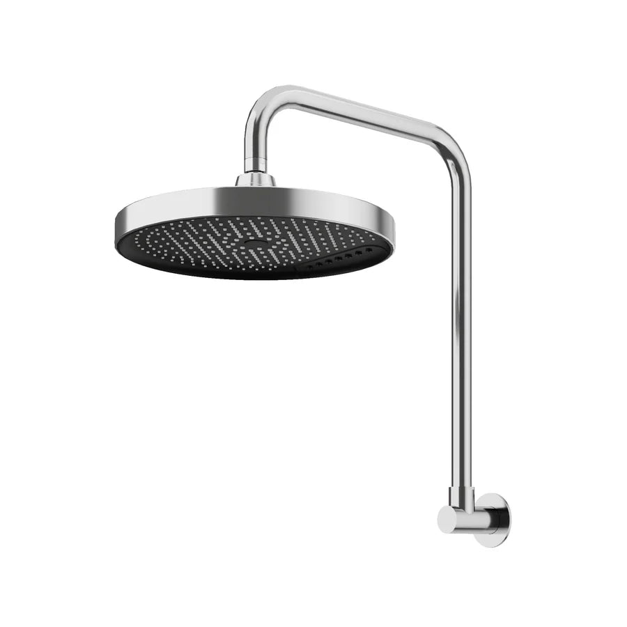 Amoza Gooseneck Shower Arm & Round Shower Head Set