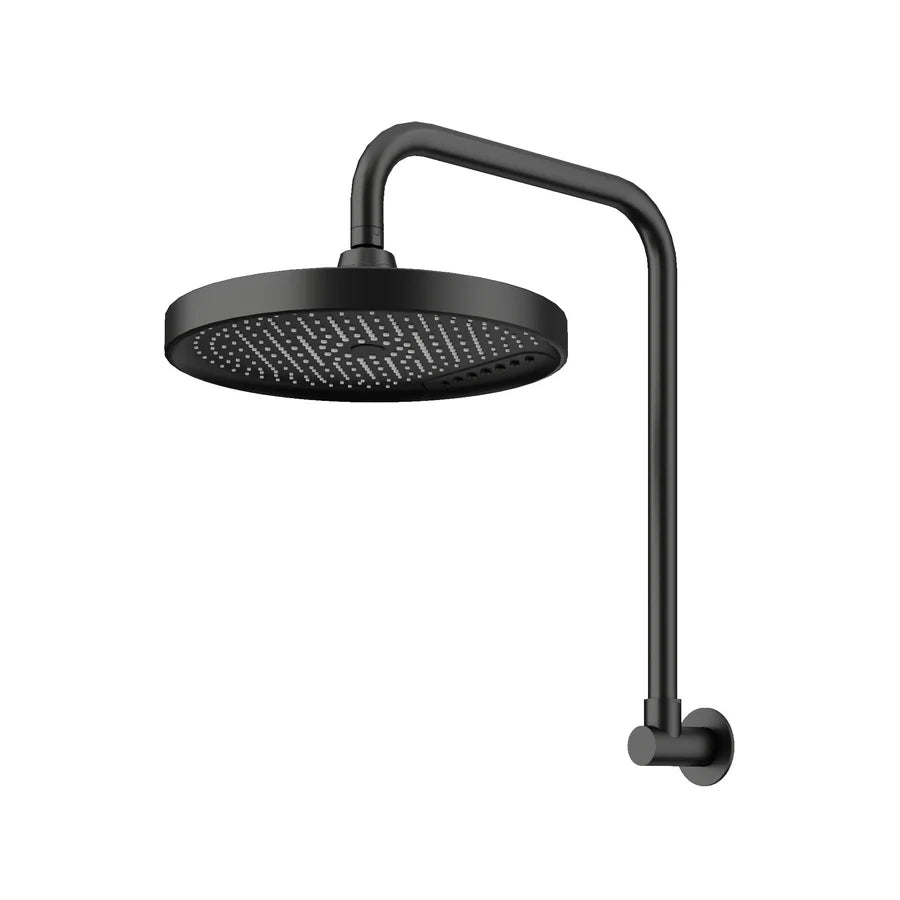 Amoza Gooseneck Shower Arm & Round Shower Head Set