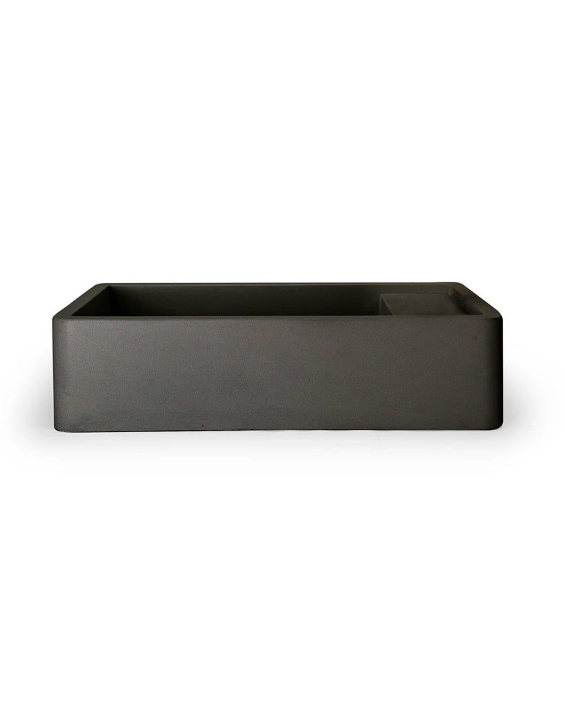 Nood Co Shelf 01 Basin Wall Hung - Charcoal