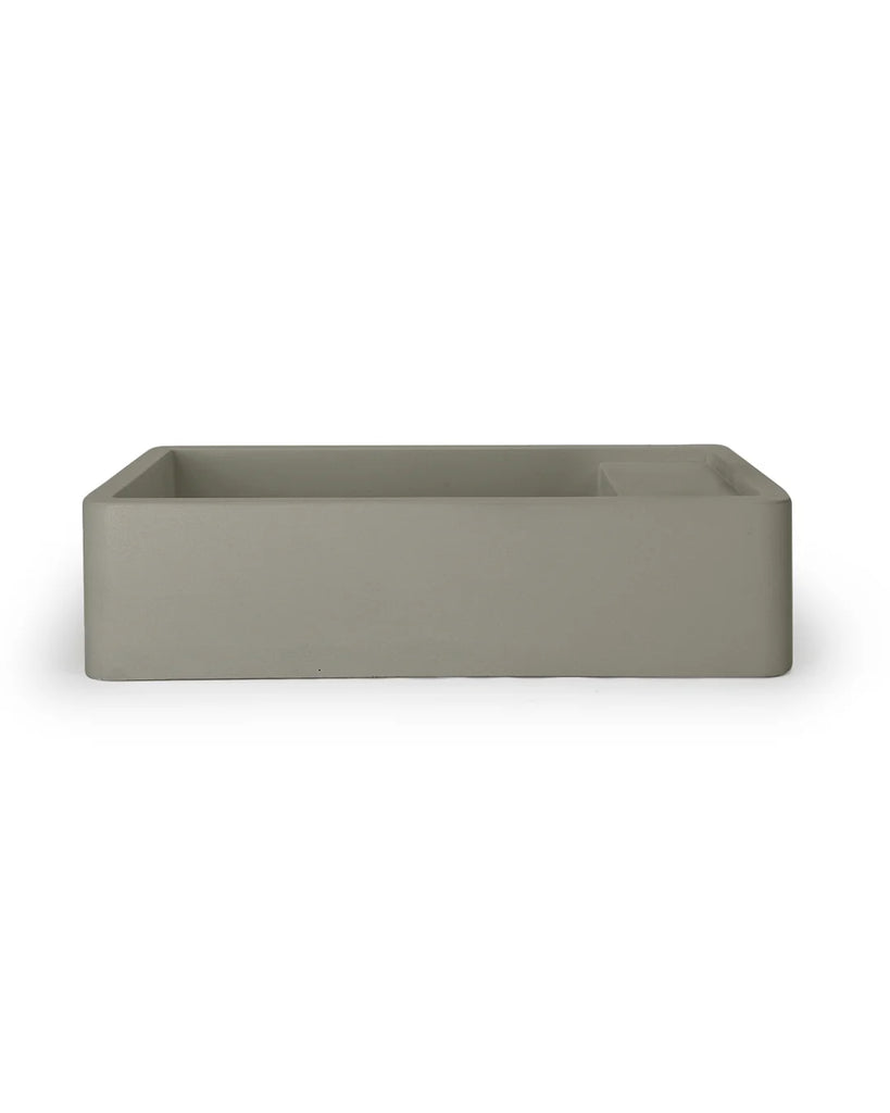 Nood Co Shelf 01 Basin Wall Hung - Olive