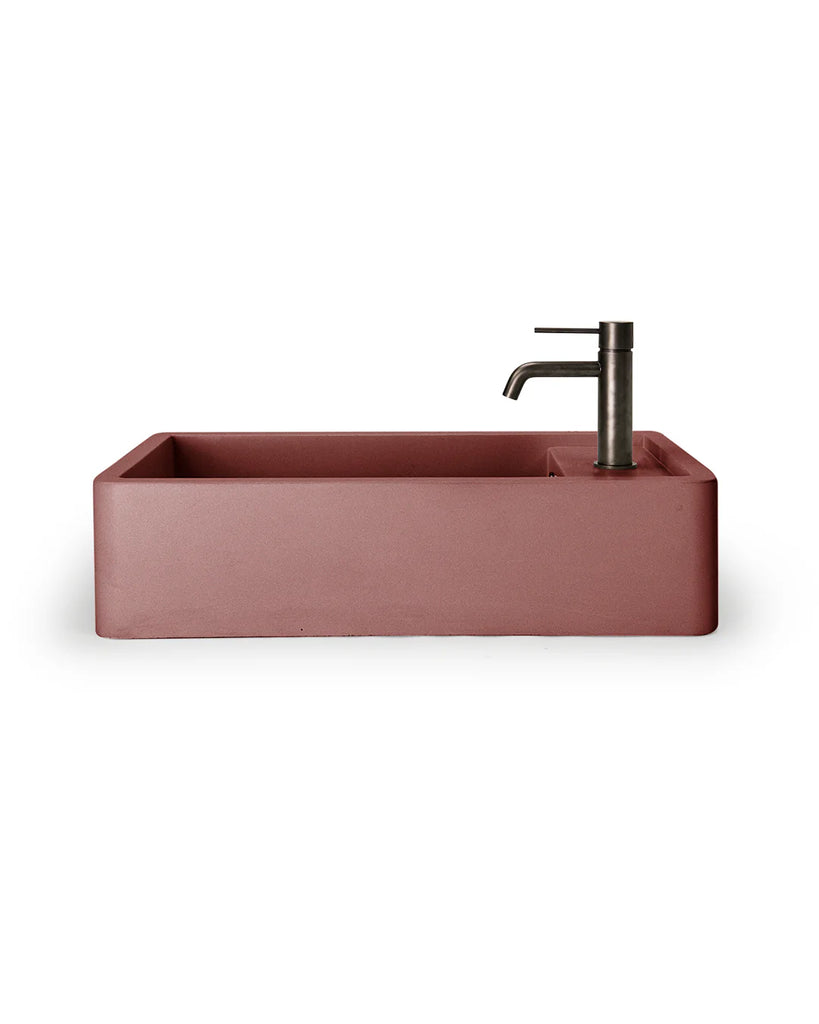 Nood Co Shelf 02 Basin Wall Hung - Musk