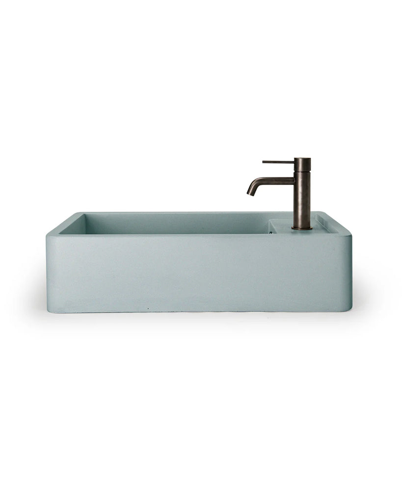 Nood Co Shelf 02 Basin Wall Hung - Powder Blue