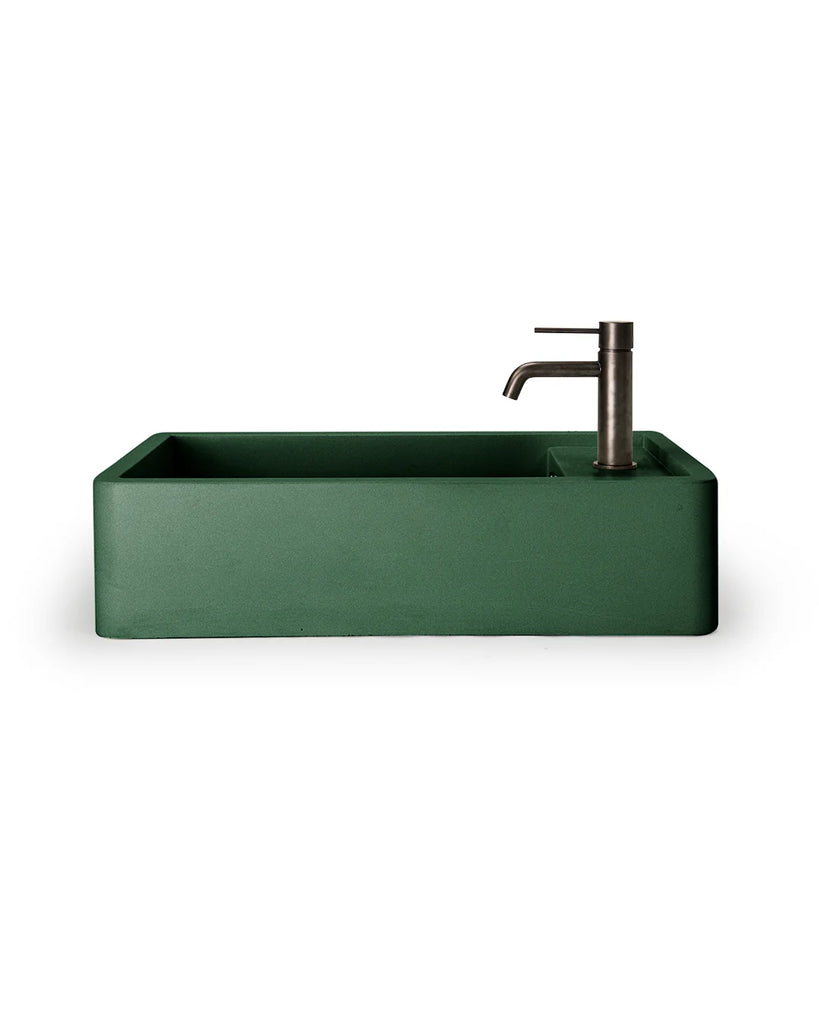 Nood Co Shelf 02 Basin Wall Hung - Teal