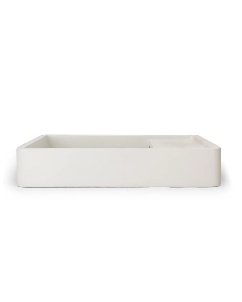 Nood Co Shelf 03 Basin Wall Hung - Ivory
