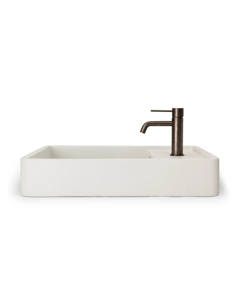 Nood Co Shelf 03 Basin Wall Hung - Ivory