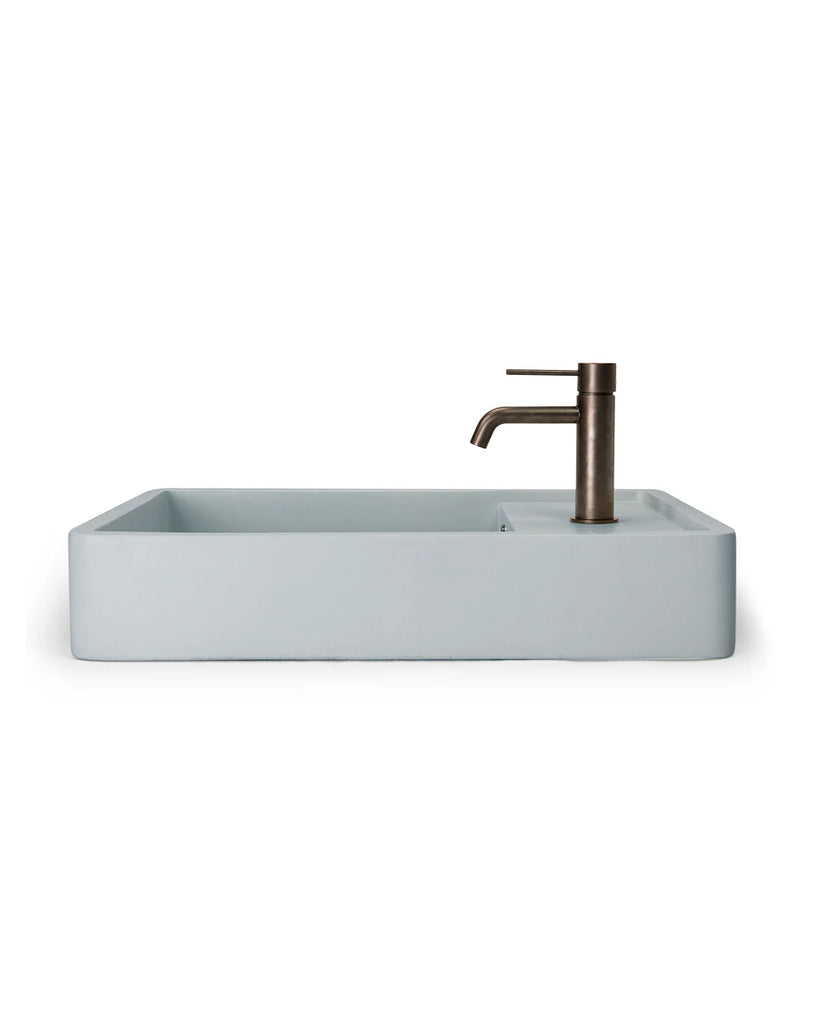 Nood Co Shelf 03 Basin Wall Hung - Powder Blue