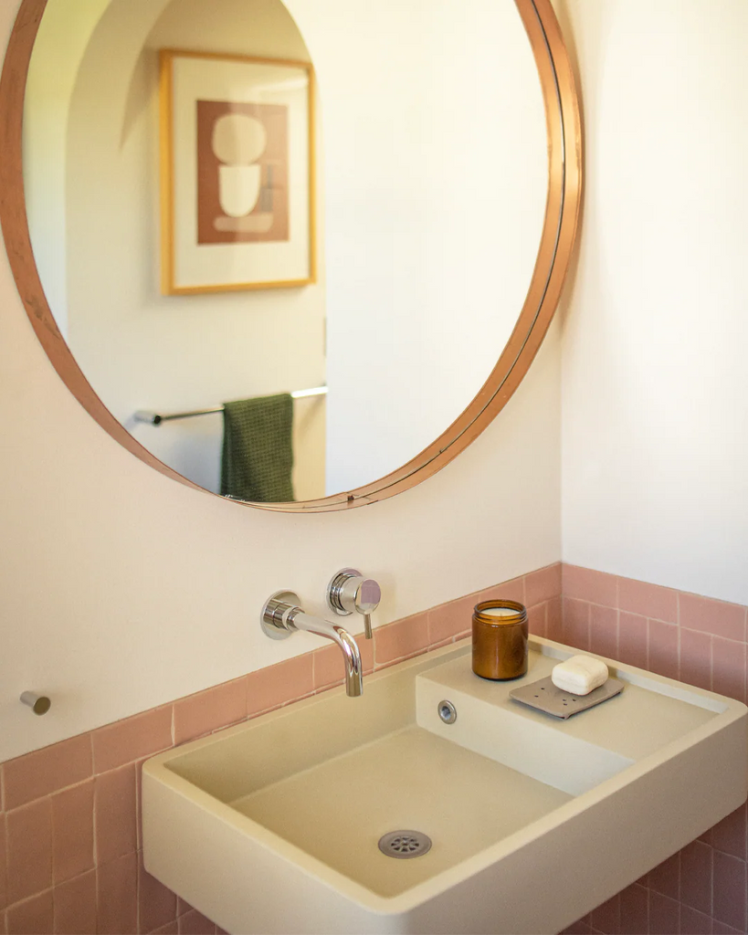 Nood Co Shelf 03 Basin Wall Hung - Sand