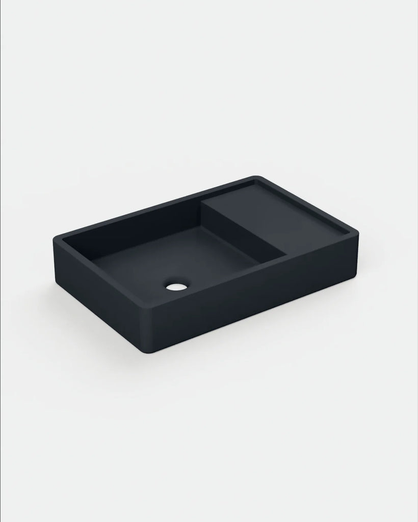 Nood Co Shelf 03 Basin Wall Hung - Storm