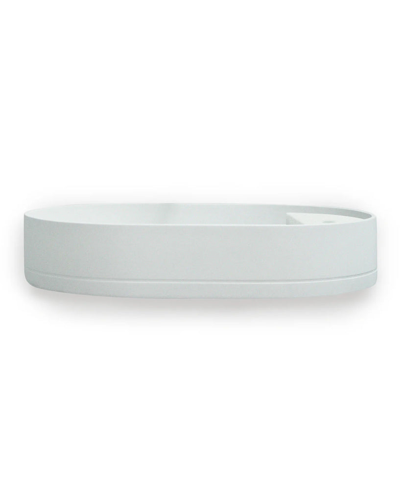 Nood Co Shelf Oval Basin Wall Hung - Ivory