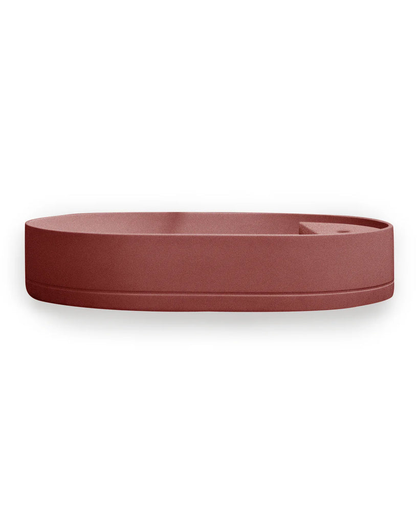 Nood Co Shelf Oval Basin Wall Hung - Musk