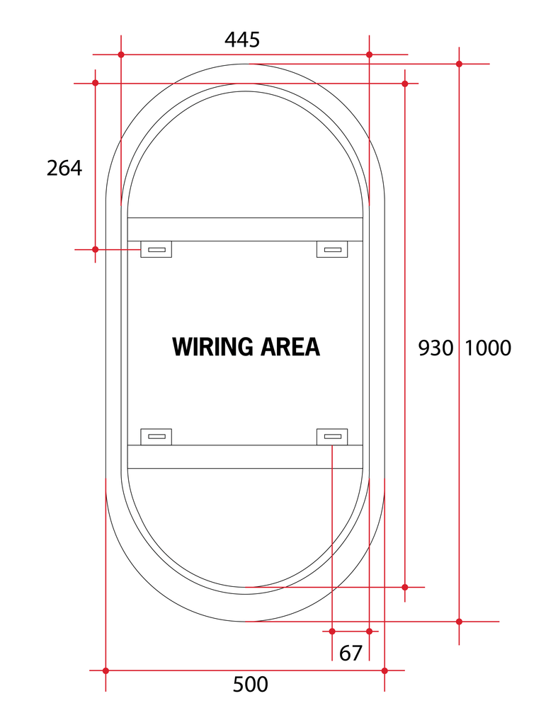 Thermogroup Ablaze Premium SO Range Backlit Mirror
