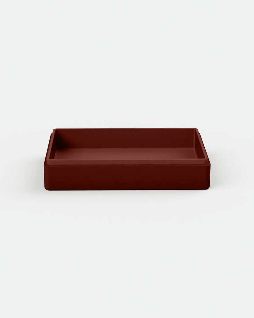 Nood Co Stepp Rectangle Basin Wall Hung - Musk