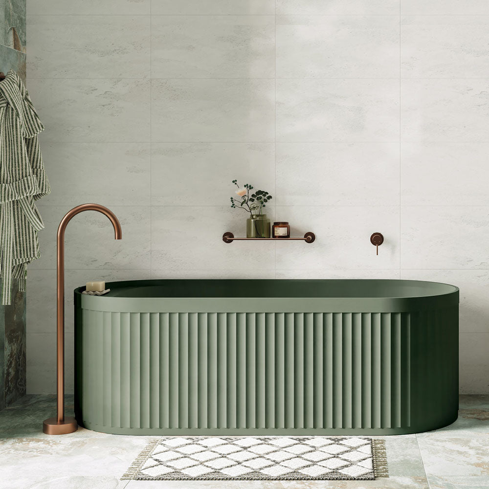 Fienza Minka Solid Surface Bath 1700mm - Forest